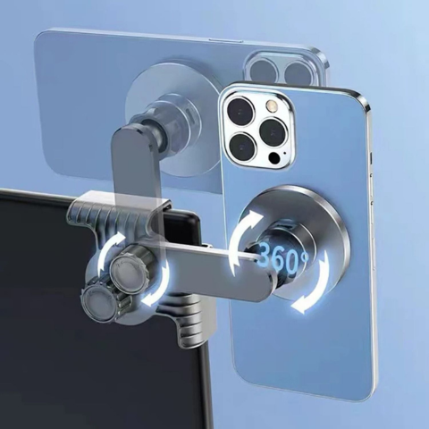 Phone Support For Tesla — Magnetic Mount And Wireless Charging 