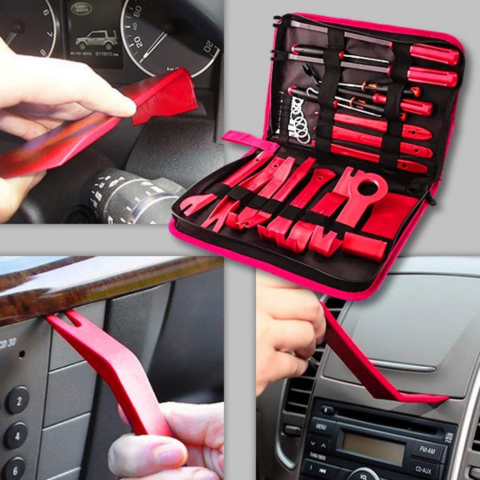 Kit de Ferramentas para Interior de Carro – Portas e Painel 