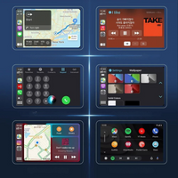Monitor Multimédia Sem Fios Auto – Compatibilidade Universal 