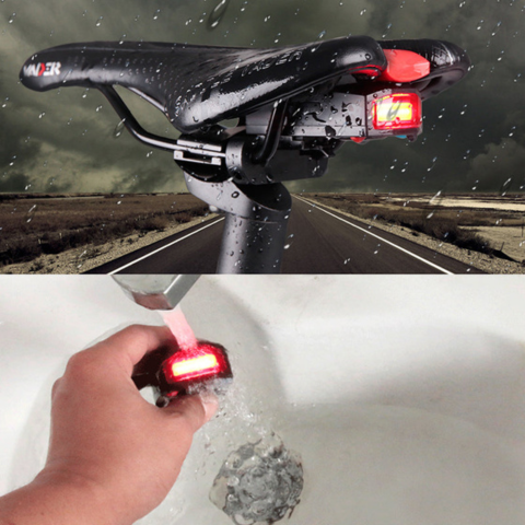Draadloze Achterlicht Voor Fiets – Ingebouwde Alarm En Afstandsbediening 