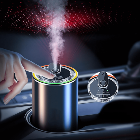 Lysende Duftsprayer for Bil — Renser & LED Atmosfære 