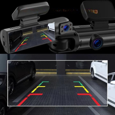 Dashcam HD Inteligente – Estacionamiento Seguro y Conducción Protegida 