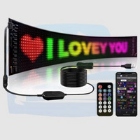 LED Auto Skilt - Tilpasset Tekst Og Mønstre 