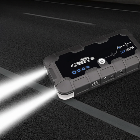 Accu Starter 12V 2000A — Snelladen & Multi-Usage 