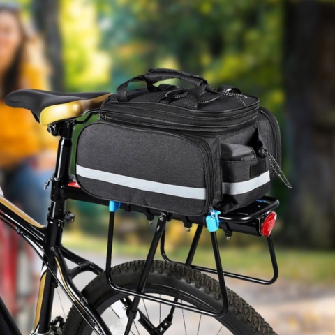 Saco traseiro para bicicleta - Grande capacidade e à prova de água
