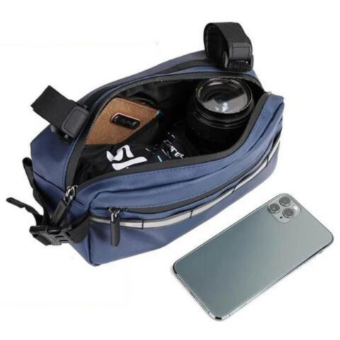 Saco de Guidão de Bicicleta — Armazenamento Prático & Acesso Rápido 