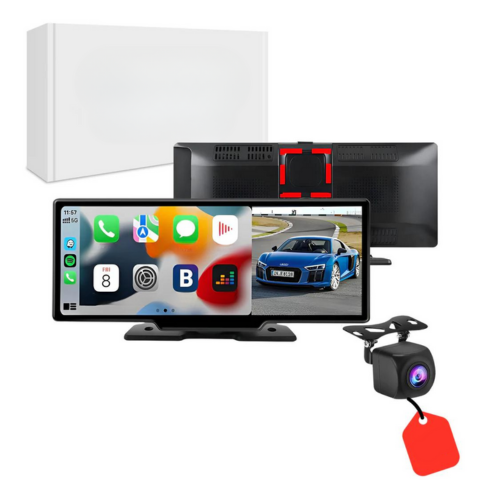 מערכת מולטימדיה לרכב — מסך HD ו-CarPlay אלחוטי 