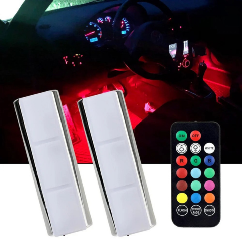 Iluminación LED Interior Coche – Instalación Fácil y Sin Cable 