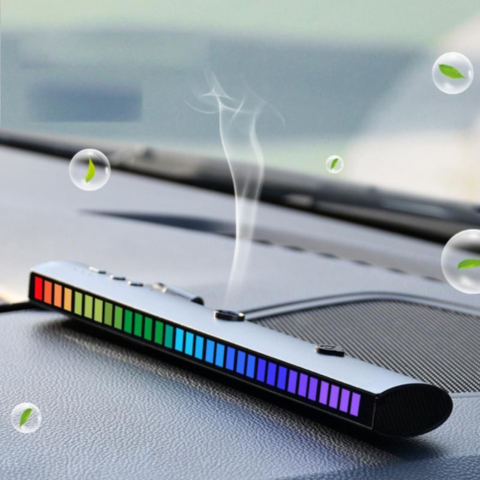 Difusor de Aromas Auto – Iluminação LED e Frescura a Bordo 
