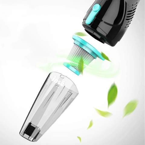 Aspirador Vertical Sem Saco 4-em-1 — Limpeza Versátil e Sem Esforço 