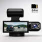 Dashcam Dublu Full HD Mașină - Viziune Nocturnă + Cameră Interioară 