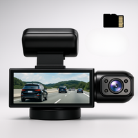Dashcam Double Full HD Car - Night Vision + Interior Camera