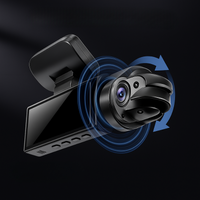 Dashcam Double Full HD Car - Night Vision + Interior Camera