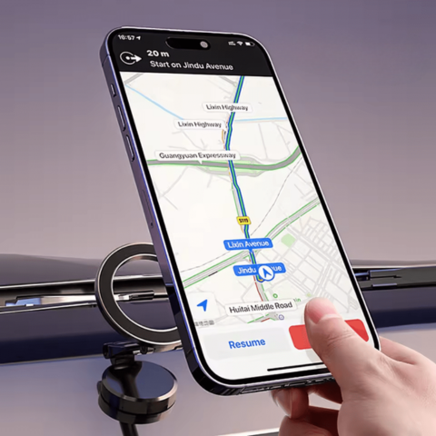 Support Téléphone Magnétique 360° Pour Voiture – Fixation Ultra-Stable