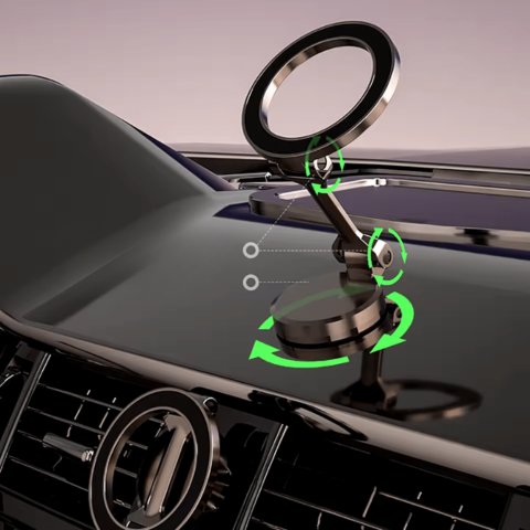 Støtte Telefon Magnetisk 360° For Bil – Ultra-Stabil Festing 