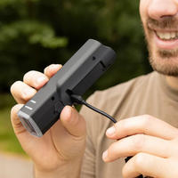 Luz frontal de 250 lúmenes para bicicleta - maior visibilidade e segurança nocturna