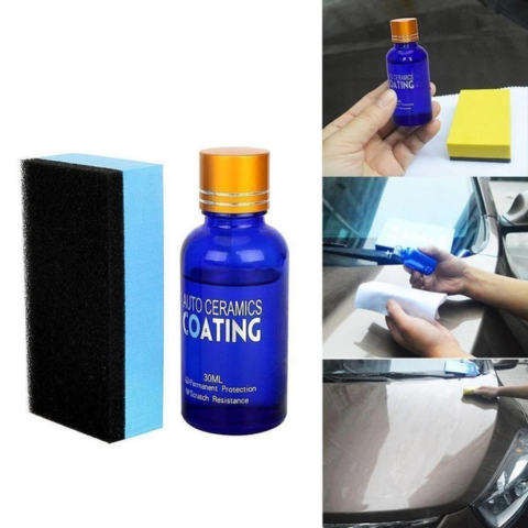 Kit de Revestimiento Cerámico Auto — Brillo Duradero y Superficie Hidrófuga 