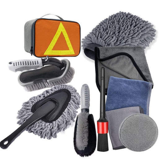 Kit Completo de Limpeza Automóvel — Prático e Versátil 