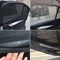 Protetor Solar Universal Extensível Para Janelas Laterais de Carro 