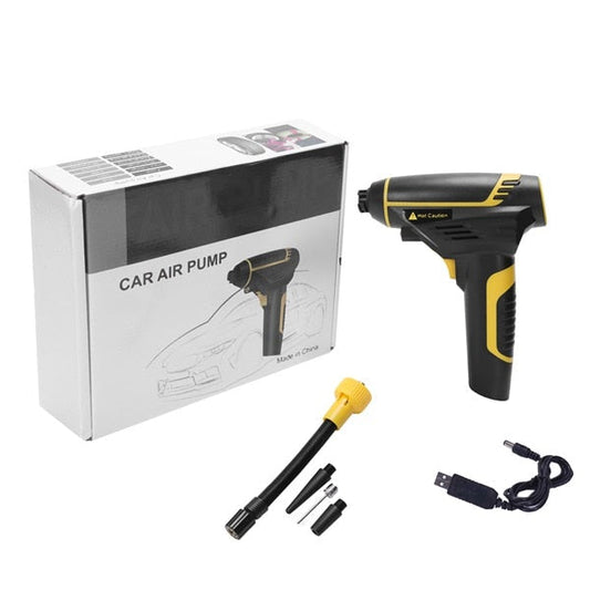 Compressores de Ar Portátil 120W — Ideal Para Carro, Moto e Bicicleta 