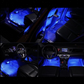Lâmpada de Ambiente LED para Carro – Design Interior Estilizado 