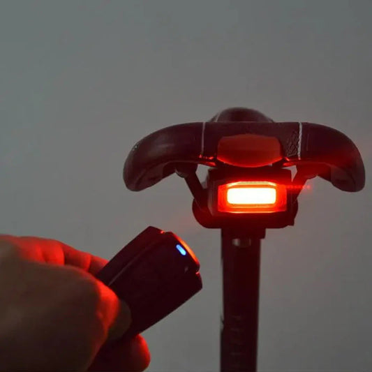 Wireless Rear Light for Bicycle – Integrated Alarm and Remote Control 